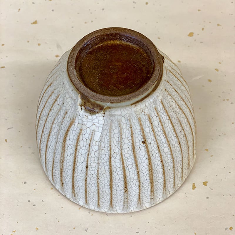 笠間焼 / 鎬（しのぎ）の湯のみ（茶） | 和の雑貨 えん