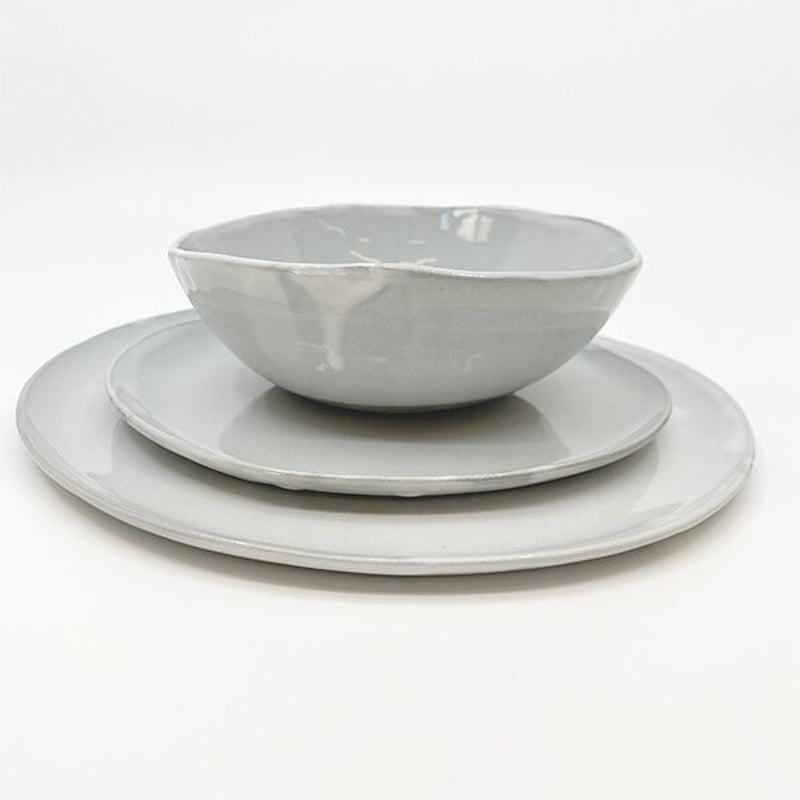 笠間焼 / うすくて軽いボウル（グレー） | 和の雑貨 えん