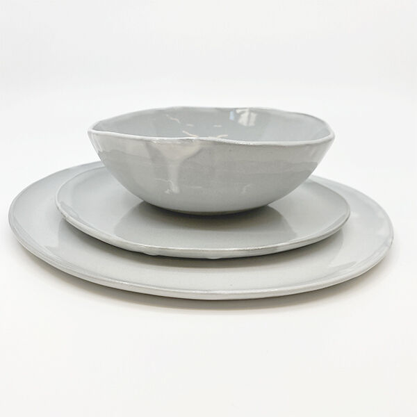 笠間焼 / うすくて軽いボウル（グレー） | 和の雑貨 えん