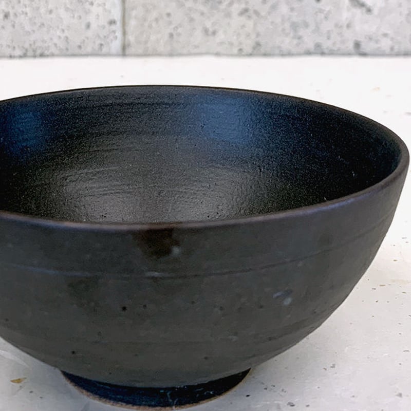 笠間焼 / ご飯茶わん（黒釉） | 和の雑貨 えん
