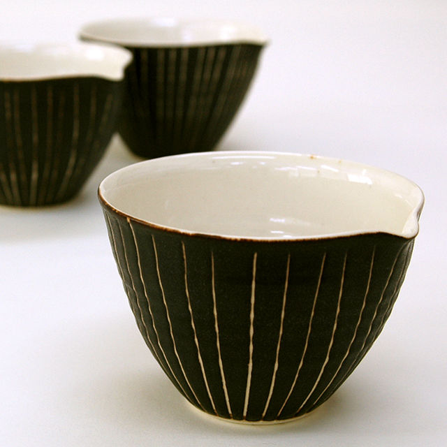 笠間焼 / 片口こばち（しのぎ） | 和の雑貨 えん