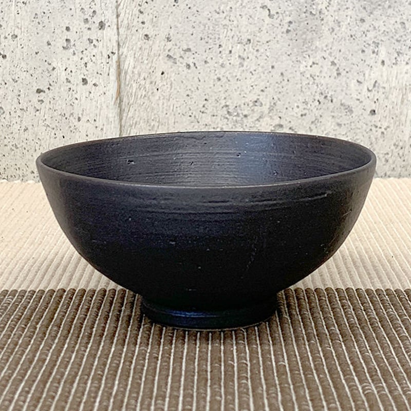 笠間焼 / ご飯茶わん（黒釉） | 和の雑貨 えん