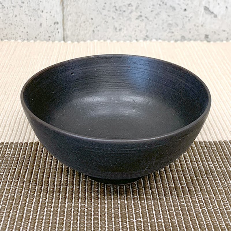 笠間焼 / ご飯茶わん（黒釉） | 和の雑貨 えん
