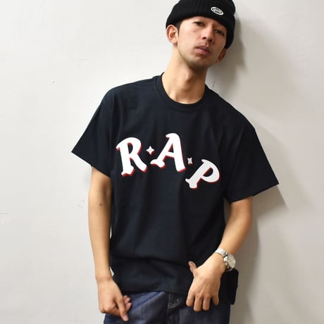 R.A.P TEES LOGO PRINT S/S TEE/RT-GMC006SS