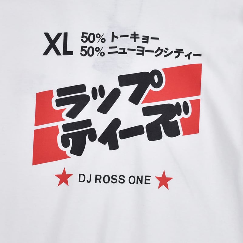 RAP TEES（ラップティーズ） 復刻 Harlem's Finest TEE レッド S RAPTEES