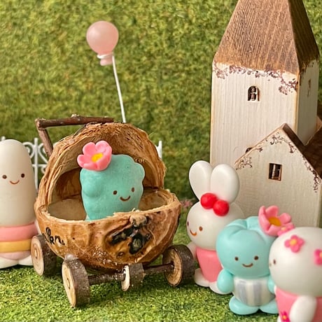 木の実のカート 小物3点セット