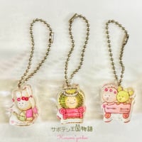 サボテン王国物語のアクリルキーホルダー