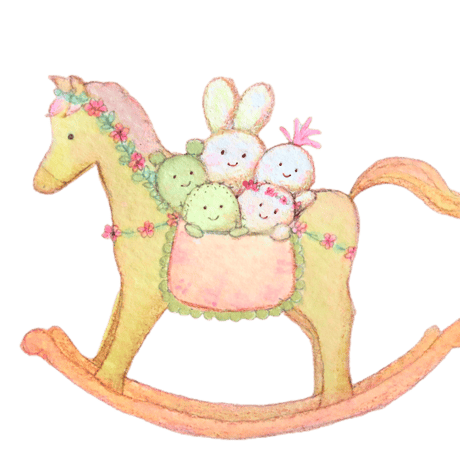 王さまの金の木馬（ゆらゆらアクリルスタンド）