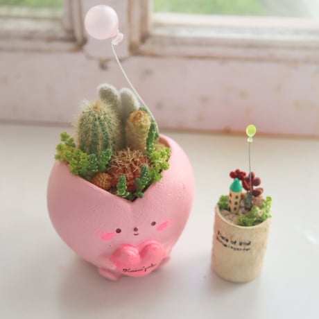 pink🩷ハートのサボテン by Kurumi*garden