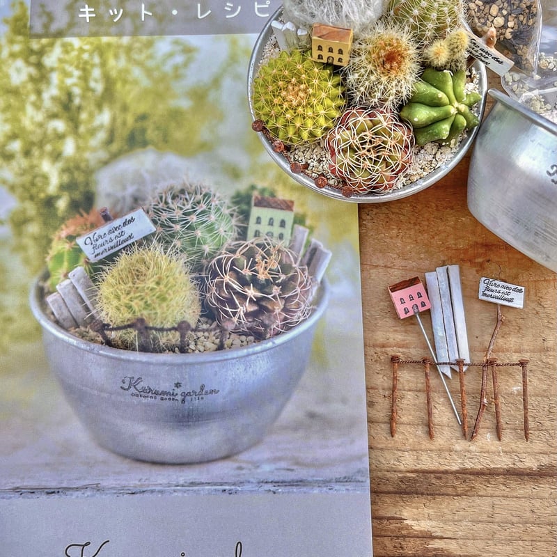 寄せ植えキット(サボテン ミニチュアガーデン キット