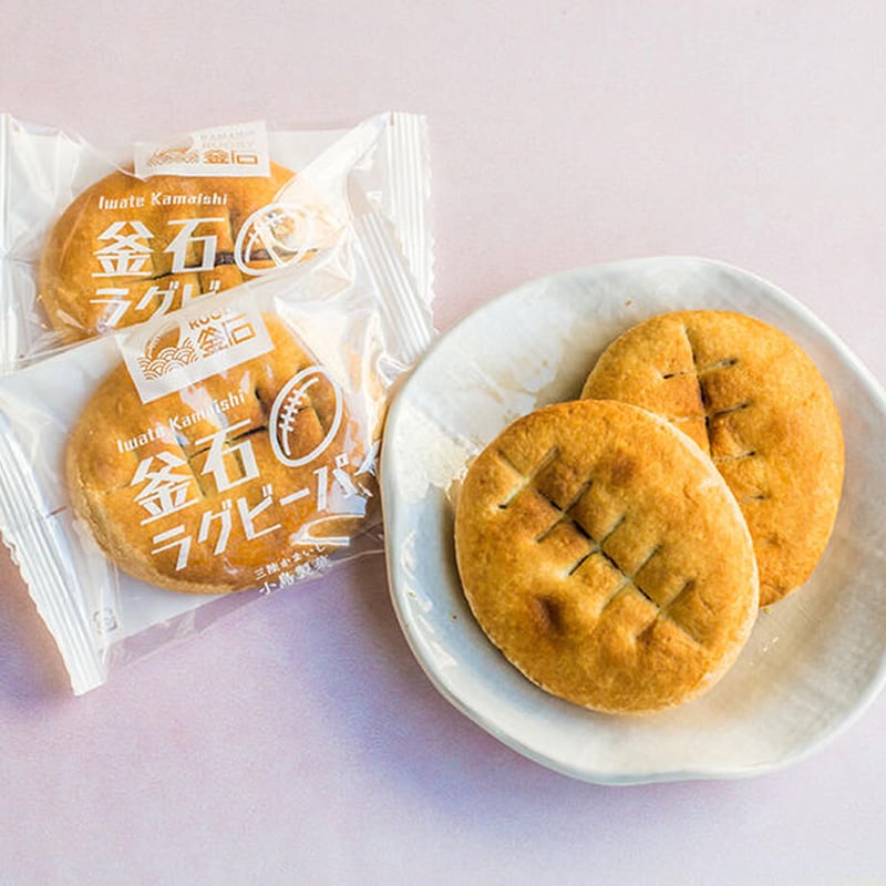 釜石ラグビーパイ つぶあんバター【12個入】 | 小島製菓オンラインショップ