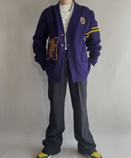 【RE;CIRCLE】 RE Wappen Acrylic Cardigan / 221222-030