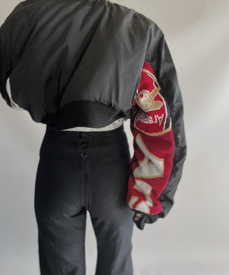【RE;CIRCLE】 RE MA1×Soccer Muffler Short Jacket / 231109-007