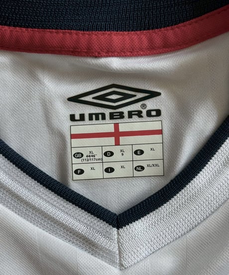 【USED】 01~03's UMBRO England Soccer Shirt / 260530-006