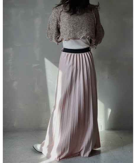 【USED】　Poly Long Skirt①/ 220212-041