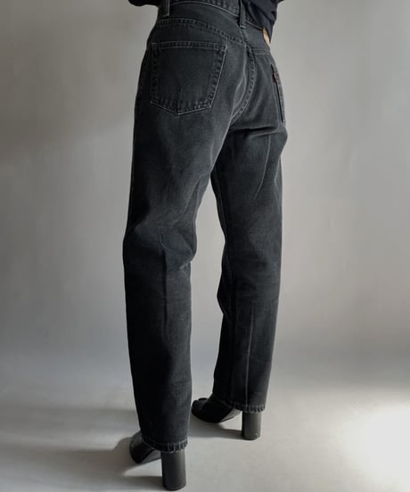 【USED】   Levi's Denim Pants 550 Black / 221119-030