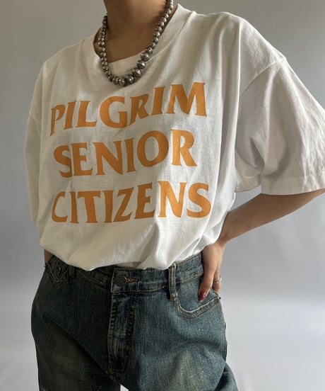 【USED】Made in USA Screen Stars Vest 90's PILGRIM T-Shirt /240824-041