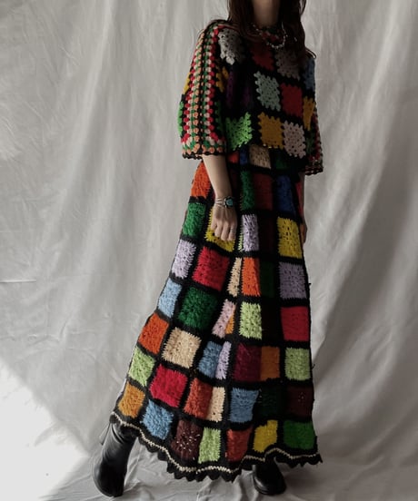 【RE;CIRCLE】 RE Granny Long Skirt③/211110-010