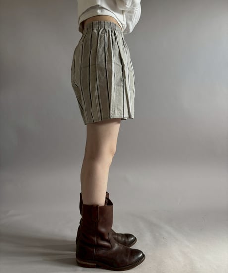 【USED】 Stripe Shorts / 260205-018