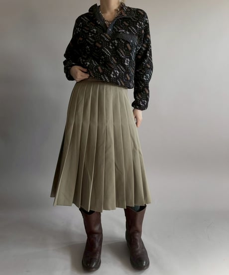 【USED】 modissa pleats Skirt / 260214-009