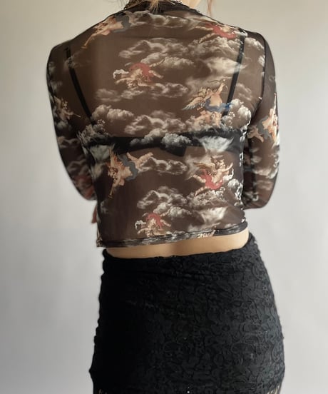 【USED】 Angel Patterned Second Skin /241006-017