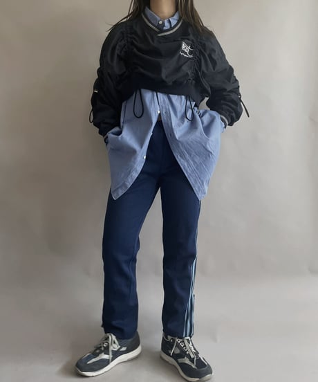 【RE;CIRCLE】 RE Nylon Drawcord Pullover Black / 230406-005