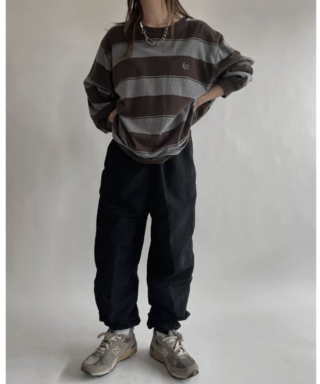 【USED】 Chaps Long Sleeved Striped T-shirt / 220618-014