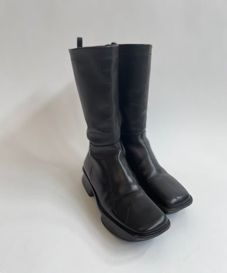 【USED】 PRADA Leather Boots / 220822-002