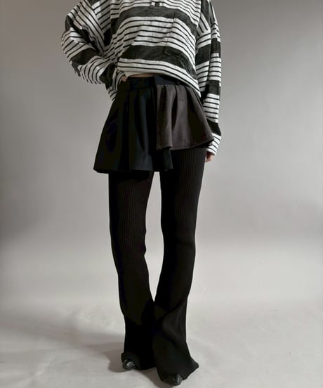 【RE;CIRCLE】 RE Suit Wrap Skirt Mini / 260129-014