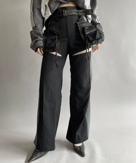 【RE;CIRCLE】 Re Suit Slit Pants/ 241003-020
