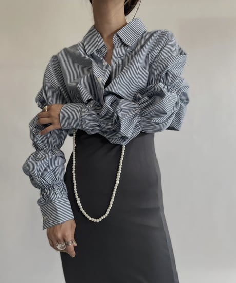 【RE;CIRCLE】 RE Puff Sleeved Shirt / 220630-006