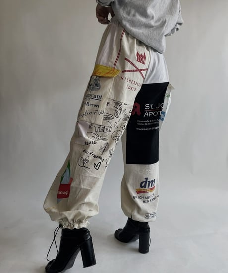 【RE;CIRCLE】 RE Eco-Friendly Bag Draw Cord Pants / 220825-022