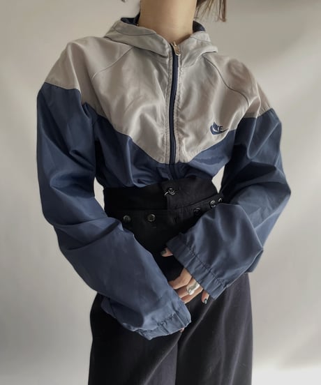 【USED】90s Nike Nylon Jacket / 231202-027