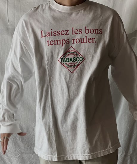 【USED】L/S T-shirt TABASCO /210602-049