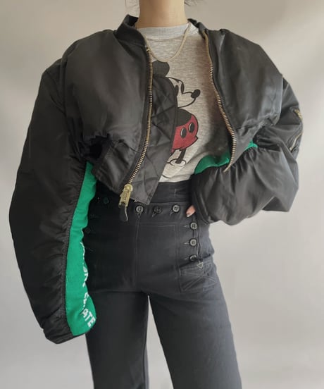【RE;CIRCLE】 RE MA1×Soccer Muffler Short Jacket / 240118-014