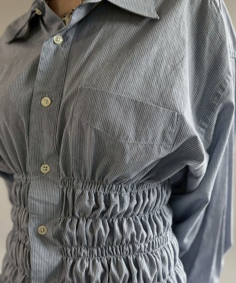 【RE;CIRCLE】 RE Shirring Shirt / 260504-002