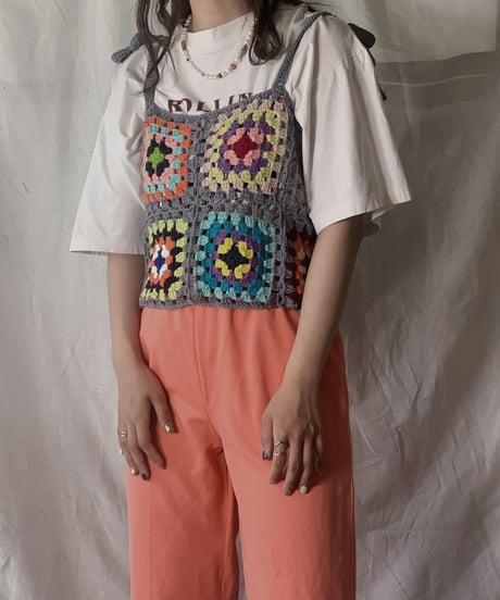 【NEW】 Granny Knit Bustier④/210421-023