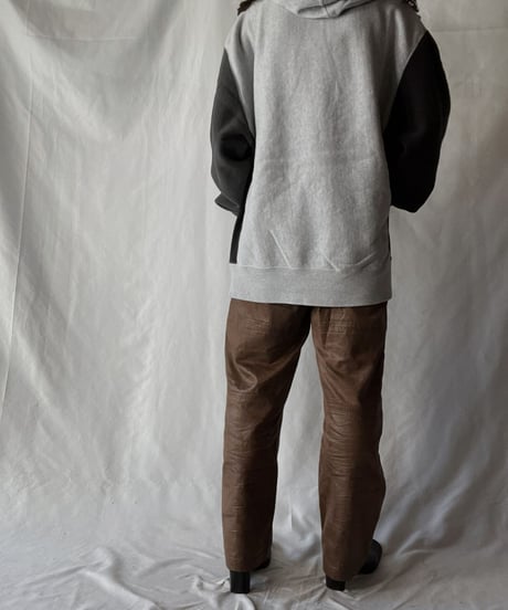 【USED】   Champion Reverse Weave Patch Work Hoodie/211007-031