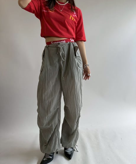 【USED】 Nylon100% Ripstop Pants /250802-020
