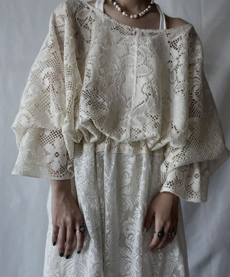 【RE;CIRCLE】  RE Lace L/S One-piece/20210819-047