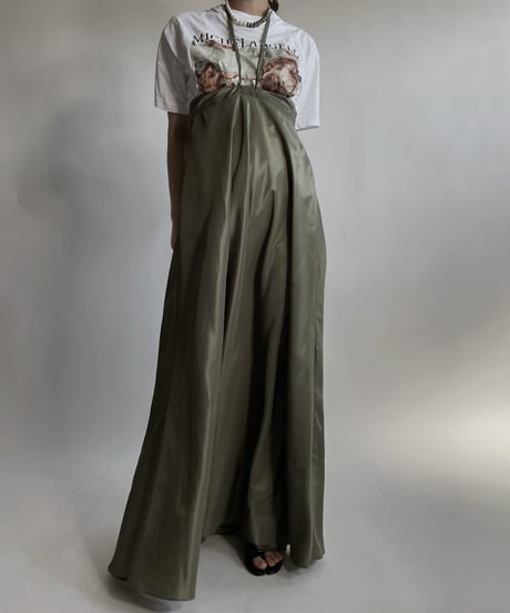 【USED】 Poly Long Skirt / 220423-030