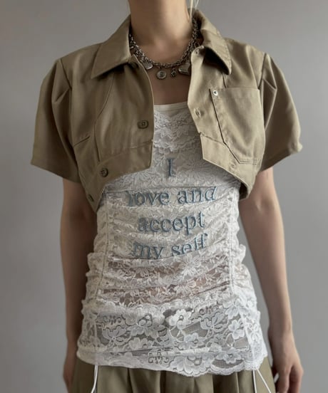 【Chinatsu Aoyama】 RE Makers Shirt Khaki / 260702-007