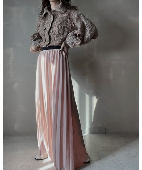 【USED】　Poly Long Skirt①/ 220212-041