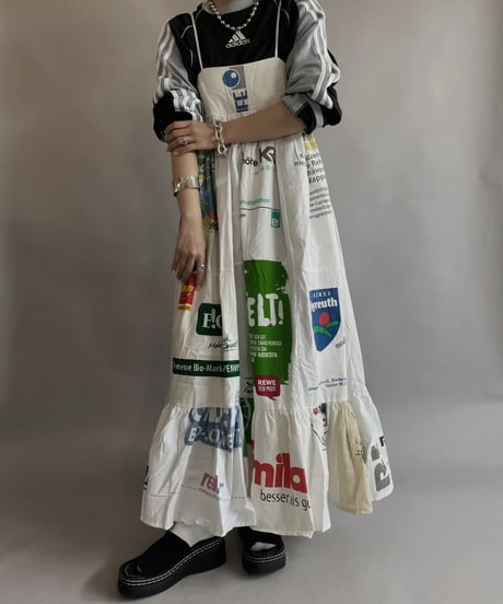 【RE;CIRCLE】RE Eco-Friendly Bag Camisole Long One-piece / 230525-005