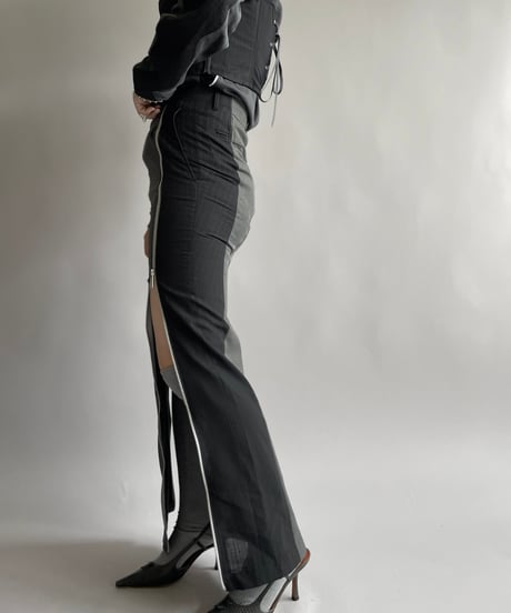 【RE;CIRCLE】 Re Front Zip Skirt/ 241003-006