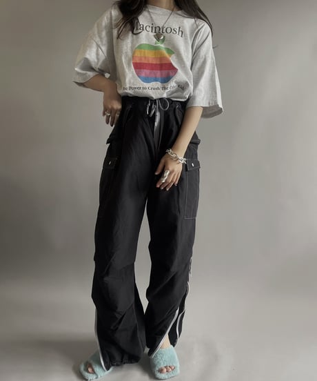 【USED 】Made in USA 90's Macintosh Apple T-Shirt /240429-068