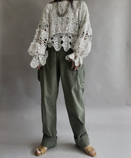 【RE;CIRCLE】 RE Crochet Kirikae Top / 230330-016