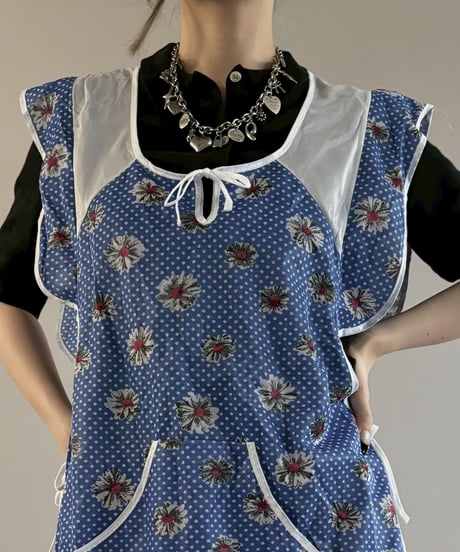 【USED】 Flower Pattern Euro Apron / 260321-016