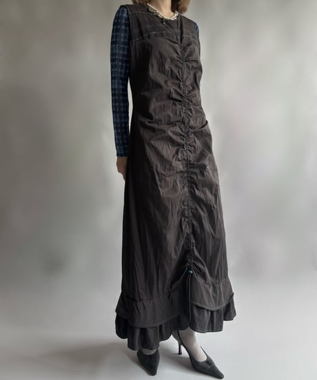 【USED】 N/S drawstring One-Piece  /250906-012