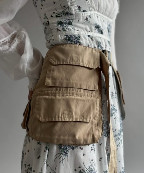 【RE;CIRCLE】  RE Fishing Vest Belt Bag / 260528-015